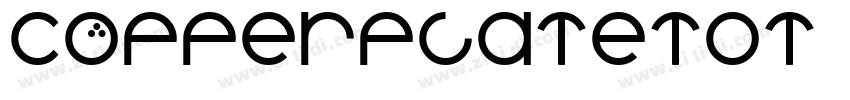 CopperplateTOT BolCo字体转换
